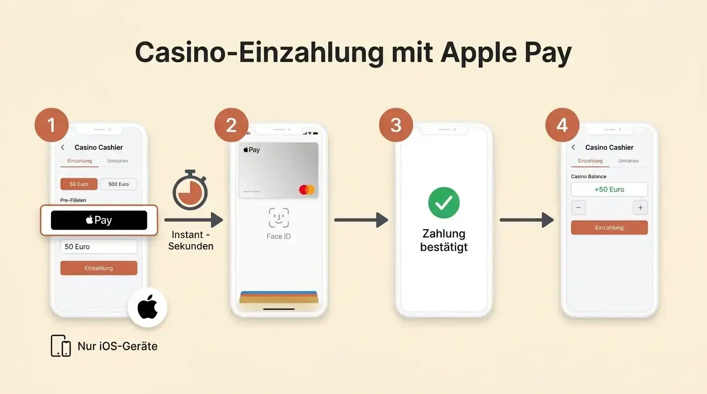 Apple Pay Einzahlung im Casino — Schritt für Schritt