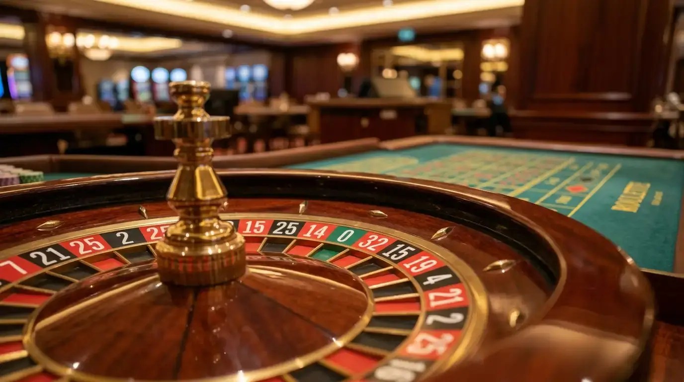 Europäisches Roulette-Rad mit Single Zero im Live-Casino