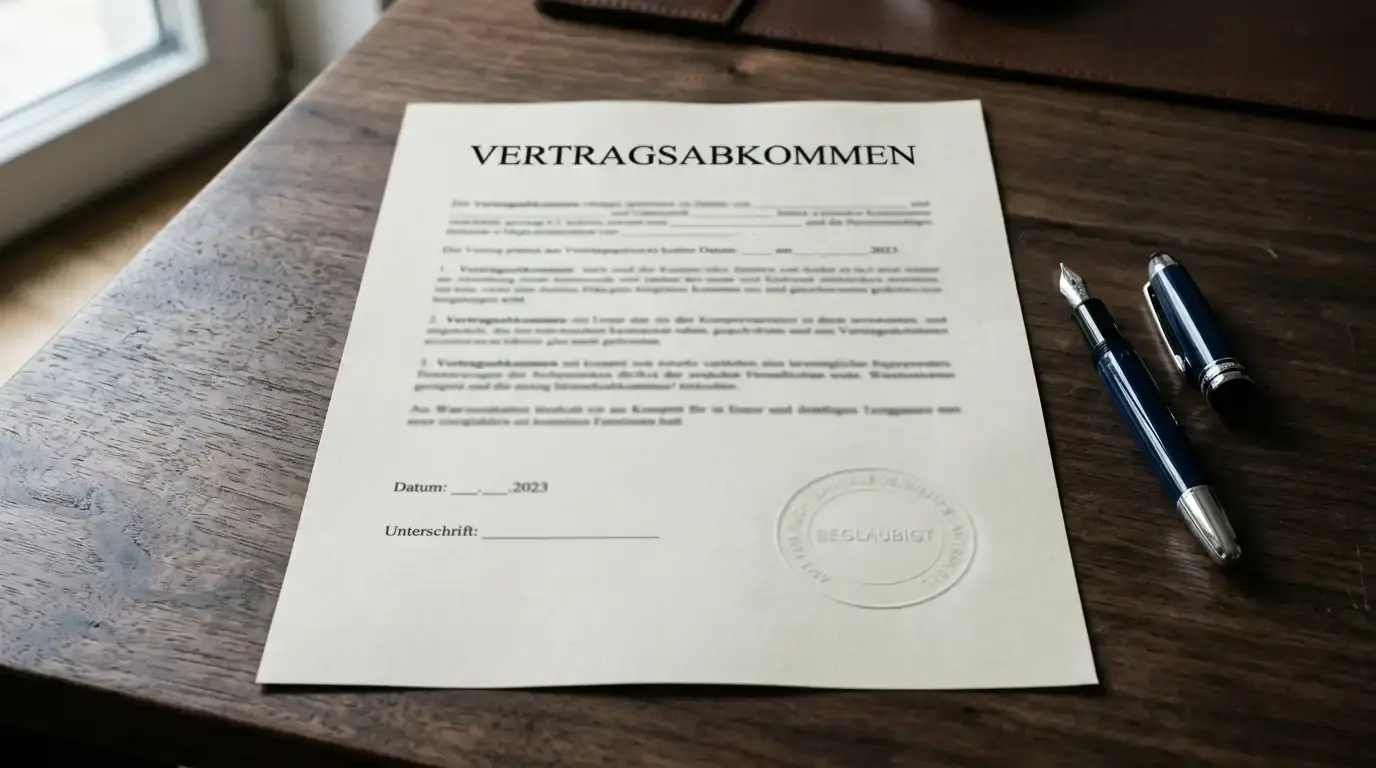 Neutrales Lizenzdokument als Symbol für die GGL-Regulierung in Deutschland