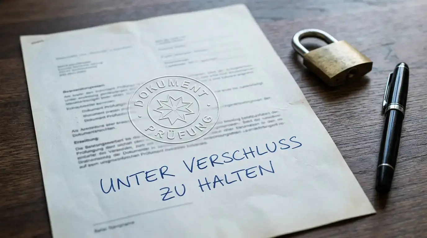 Symbolische Darstellung der deutschen Glücksspielregulierung mit Whitelist, Einzahlungslimit und Sperrsystem