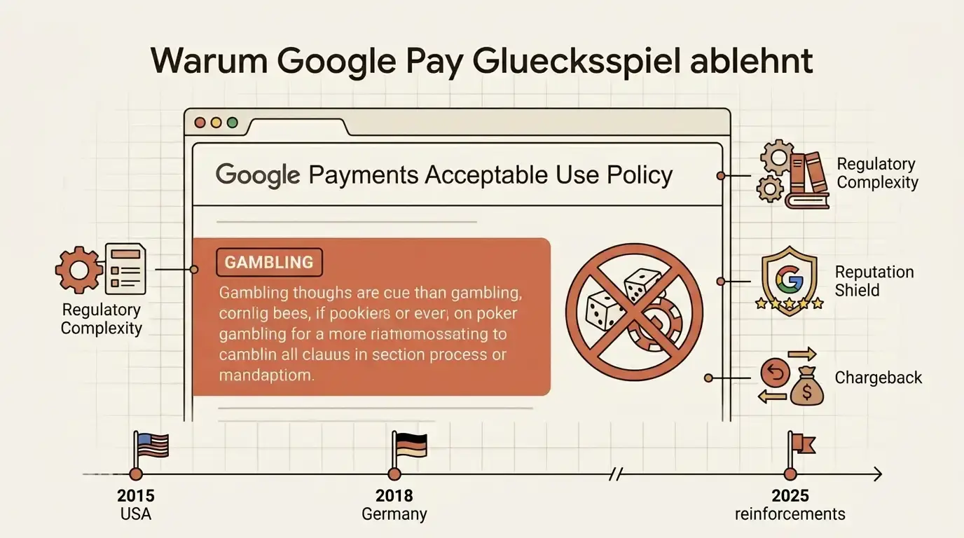 Google Pay Acceptable Use Policy — Gambling-Verbot