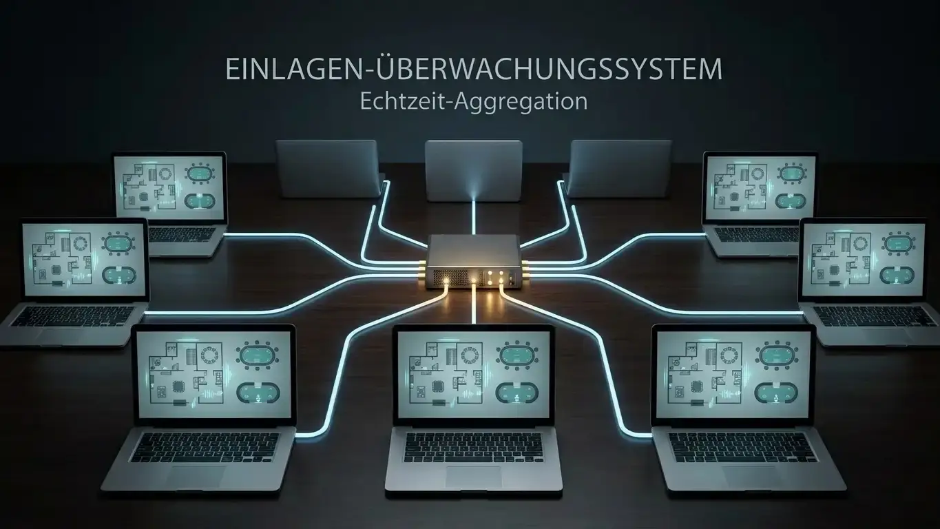Schematische Darstellung des LUGAS-Systems, das Einzahlungen bei mehreren Casinos anbieterübergreifend zusammenrechnet