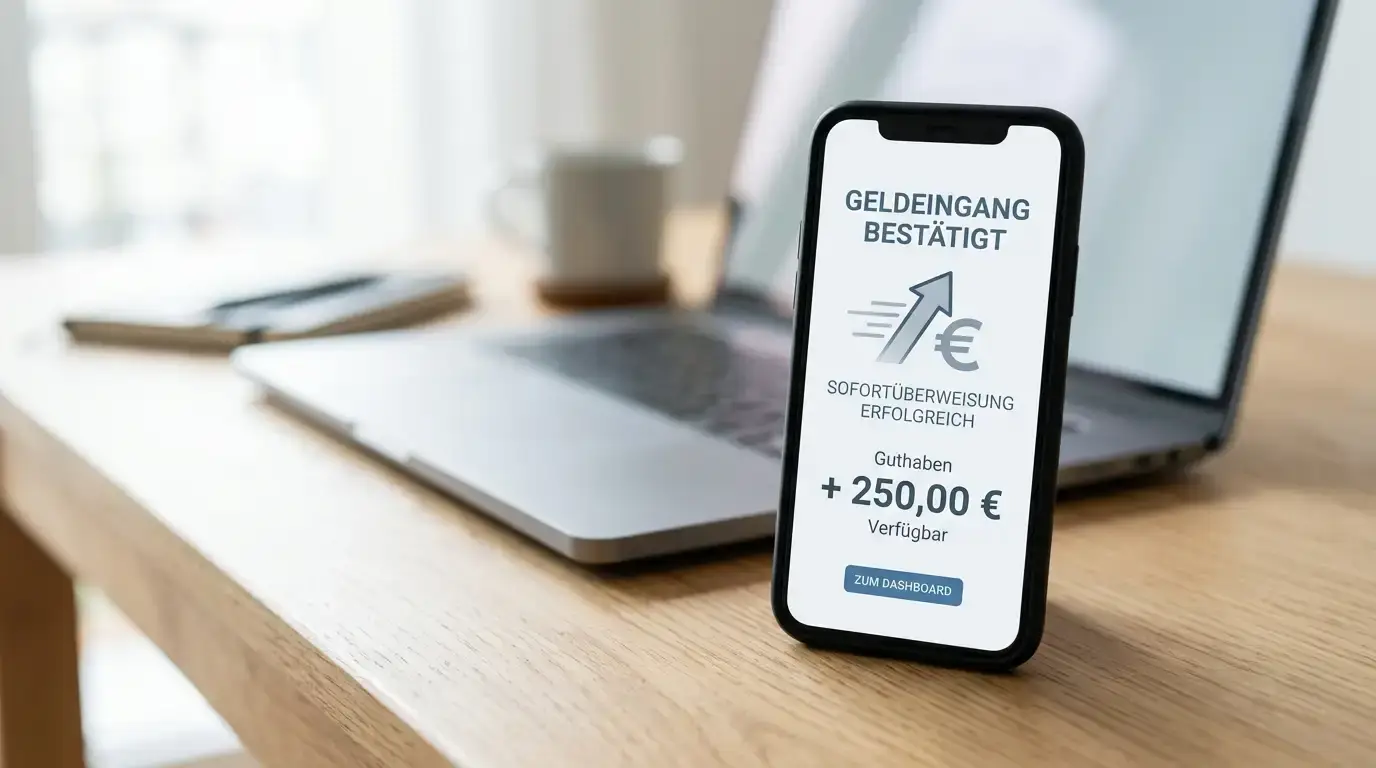 Auszahlung von Casino-Guthaben zurück auf das PayPal-Wallet