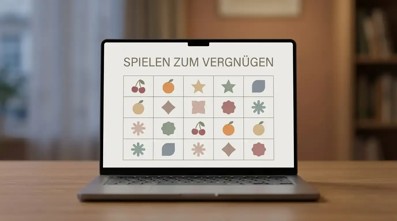 Reihe klassischer Spielautomaten in einem legalen deutschen Online Casino