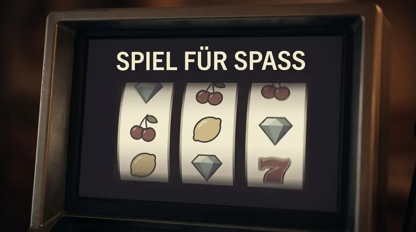 Digitale Walzen eines virtuellen Spielautomaten ohne erkennbare Marke